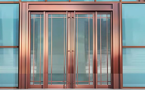 新城玻璃地弹门